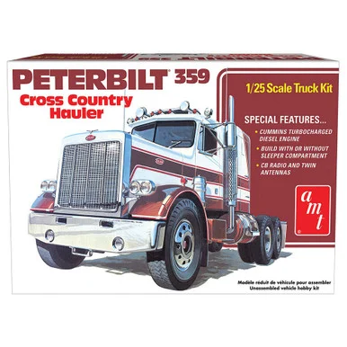 Peterbilt 359 "Cross Country Hauler" 1/25 Kit AMT Models (AMT1477)