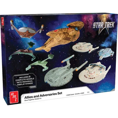 Star Trek Adversaries & Allies Ship 1/2500 Kit Set AMT Models (AMT1443)
