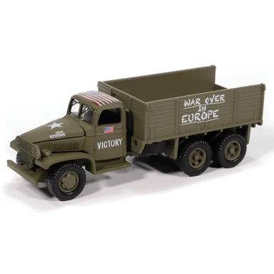 WWII GMC CCKW 6x6 Troop Carrier Parade Vehicle VJ Victory Eu JLML012/48A 2025 R1/GMC - Johnny Lightning