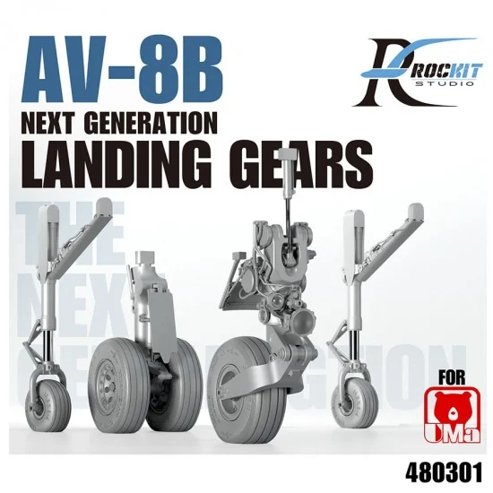 RocKit studio 480301 1/48 AV-8B Harrier II plus Next-Gen Landing Gears for UMa kits