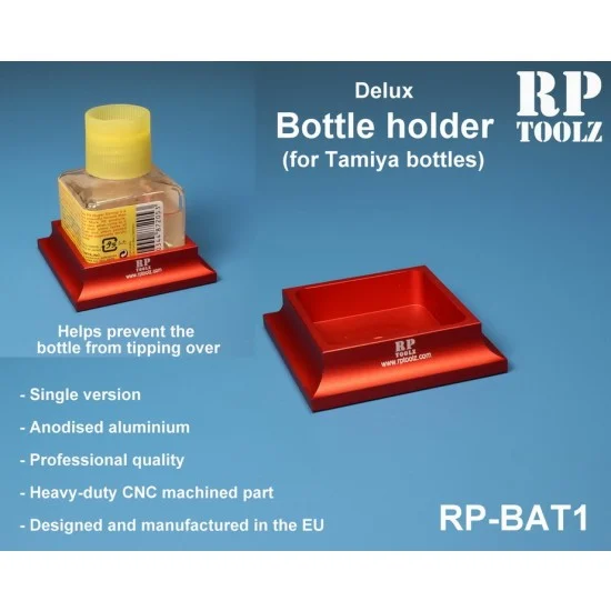 RP Toolz RP-BAT1 Single Bottle Aluminium Holder for Tamiya
