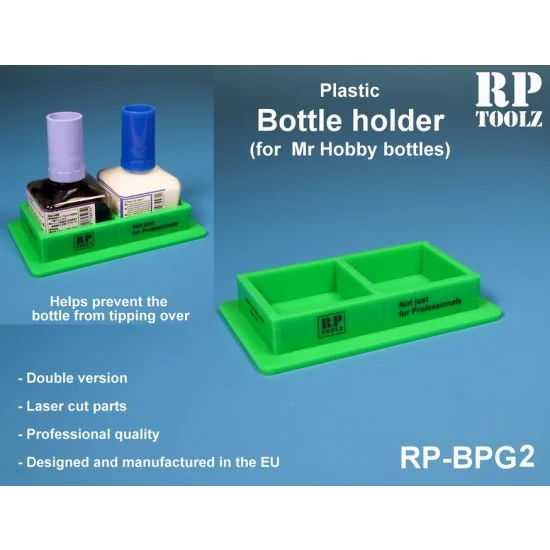 RP Toolz RP-BPG2 Double Bottles Plastic Holder for Mr Hobby