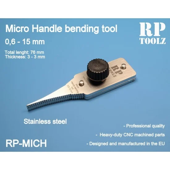 RP Toolz RP-MICH Micro Handle Bending Tool 0.6-15mm (total L: 76m)