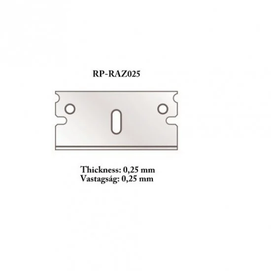 RP Toolz RP-RAZ025 Razor Blade 0.25mm (5pcs) for Mitre Cutter (#RP-CUTR)