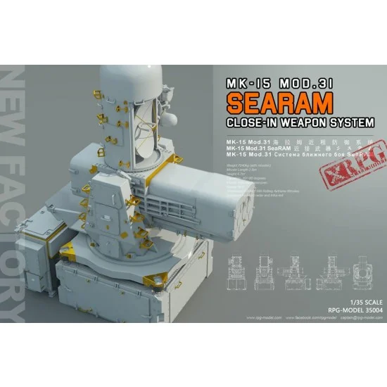 RPG Model 35004 1/35 US MK 15 Mod.31 Searam Close-in Weapon System