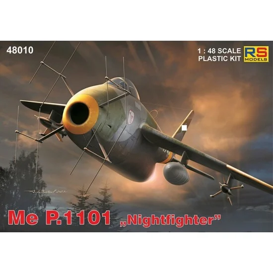 RS Models 48010 1/48 Messerschmitt p.1101 Nightfighter - Model Planes