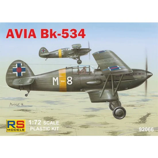 RS Models 92065 1/72 Avia Bk-534 Fighter Aircraft