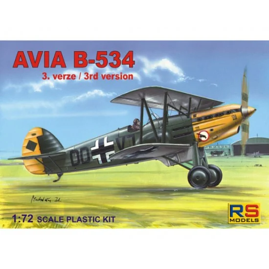 RS Models 92079 1/72 Czech/Luftwaffe/Slovak Avia B-534 III Version