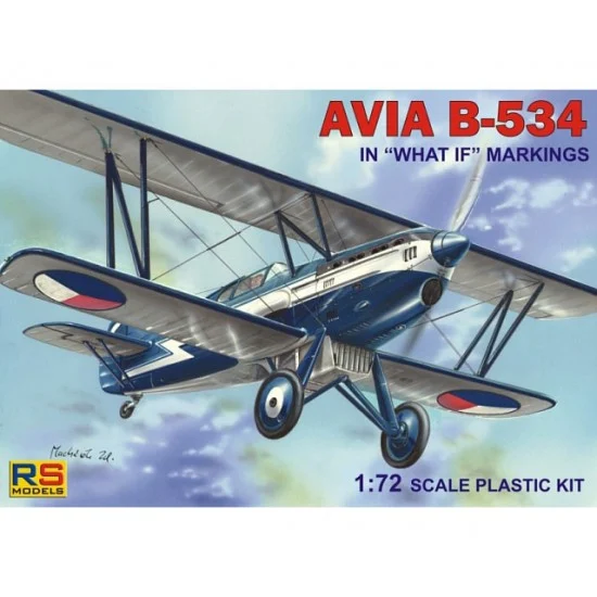 RS Models 92080 1/72 Czech/Austrian/Italian/Spanish/Croatian Avia B-534 What if and Zurich 1937