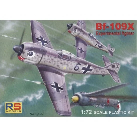 RS Models 92085 1/72 Luftwaffe/British Messerschmitt Bf 109 X - Model Planes