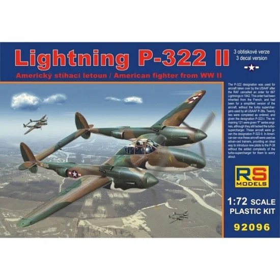RS Models 92096 1/72 US Lighting P-322 II
