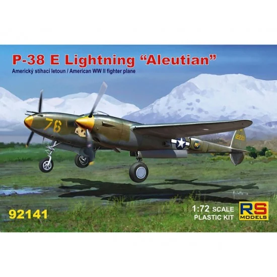 RS Models 92141 1/72 US P-38 E Lightning Aleutian