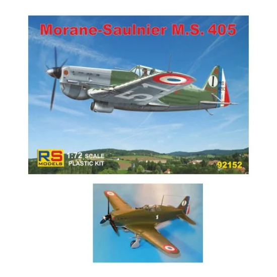 RS Models 92152 1/72 Morane Saulnier MS.405 - Model Planes