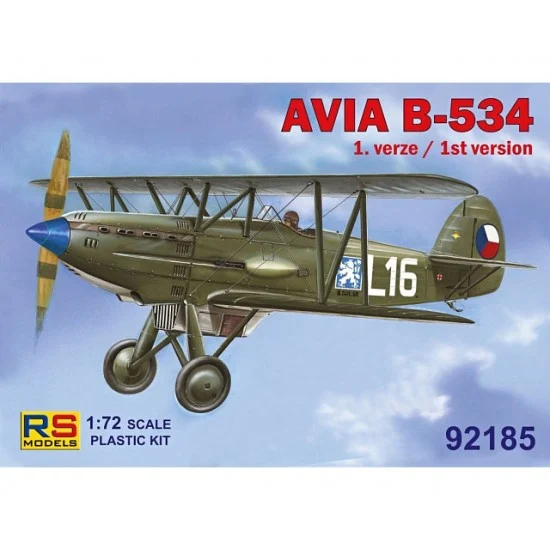 RS Models 92185 1/72 Czech/Luftwaffe Avia B-534 I Version