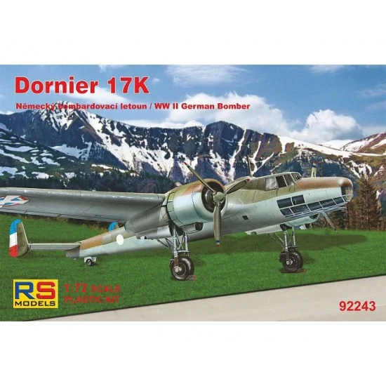 RS Models 92243 1/72 Yugoslav/Hungarian/Bulgarian Dornier 17 K - Model Planes