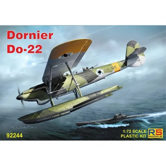 RS Models 92244 1/72 Finnish/Luftwaffe/Latvian Dornier Do 22 - Model Planes