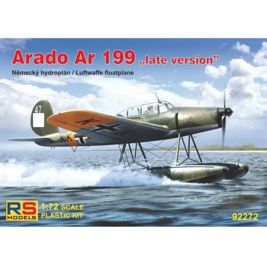 RS Models 92272 1/72 Luftwaffe Arado Ar 199 Late Version Floatplane - Model Planes