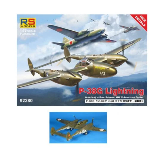 RS Models 92280 1/72 Lockheed P-38G Lightning