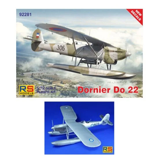 RS Models 92281 1/72 Dornier Do 22 Torpedo Bomber - Model Planes