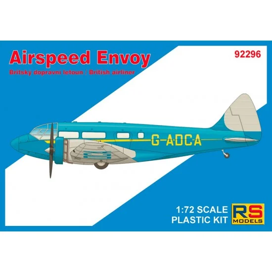 RS Models 92296 1/72 British Airspeed Envoy Lynx Engine Airliner - Model Planes