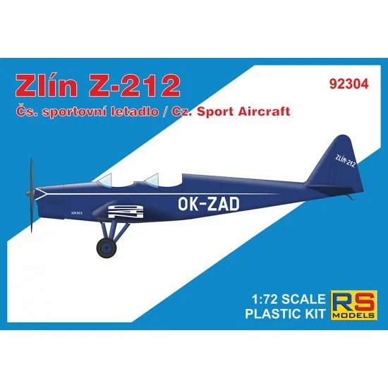 RS Models 92304 1/72 Zlin Z-212