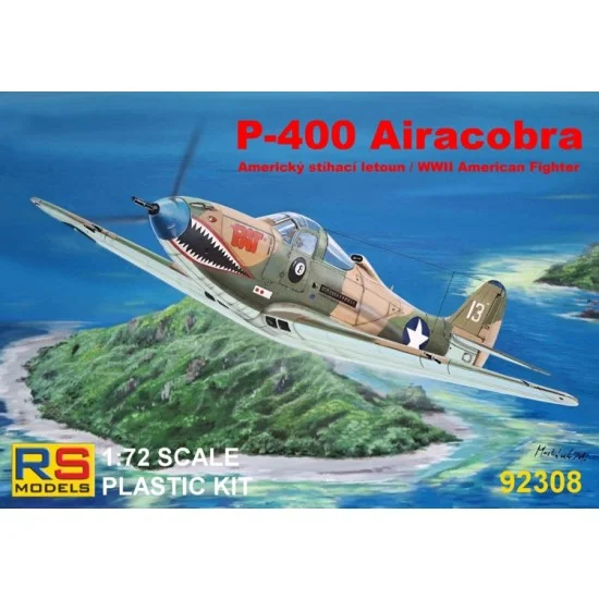 RS Models 92308 1/72 WWII USAF/USSR P-400 Airacobra Fighter