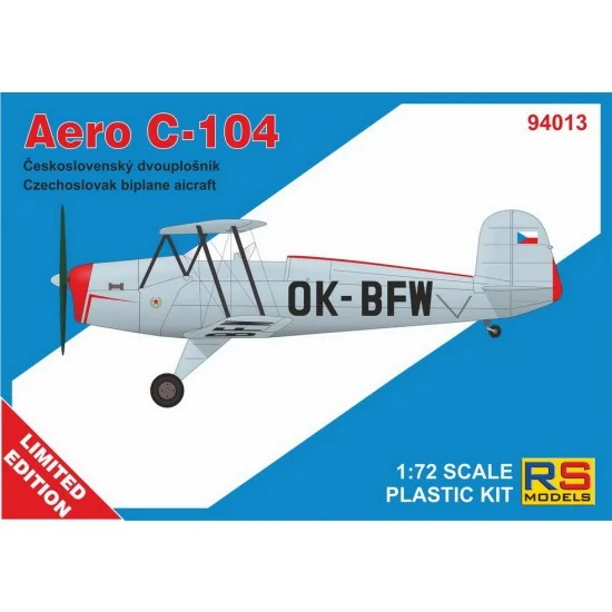 RS Models 94013 1/72 Czechoslovak Aero C-104 Biplane