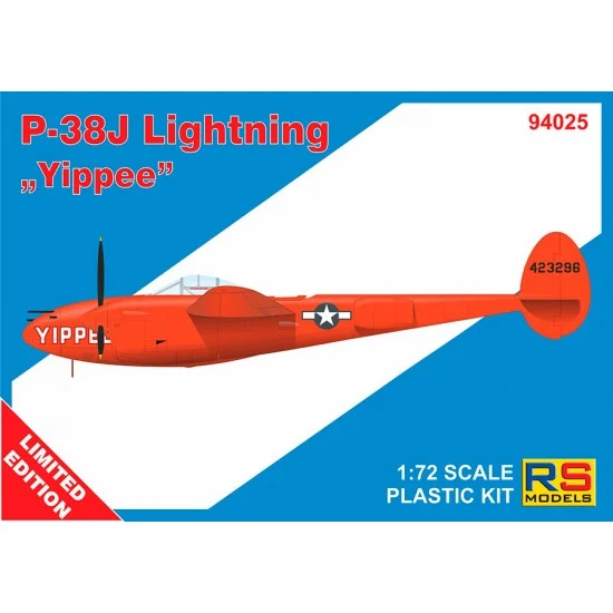 RS Models 94025 1/72 Lockheed P-38 Lightning Yippee [Limited Edition]