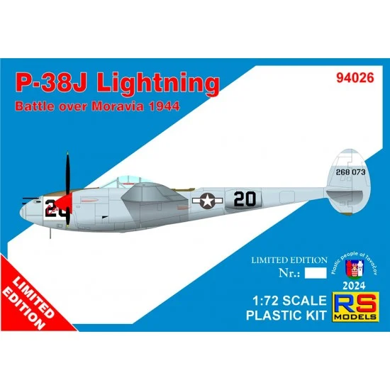 RS Models 94026 1/72 USAF P-38 Lightning, 2LT. David R. Miles, Battle over Moravia 1944