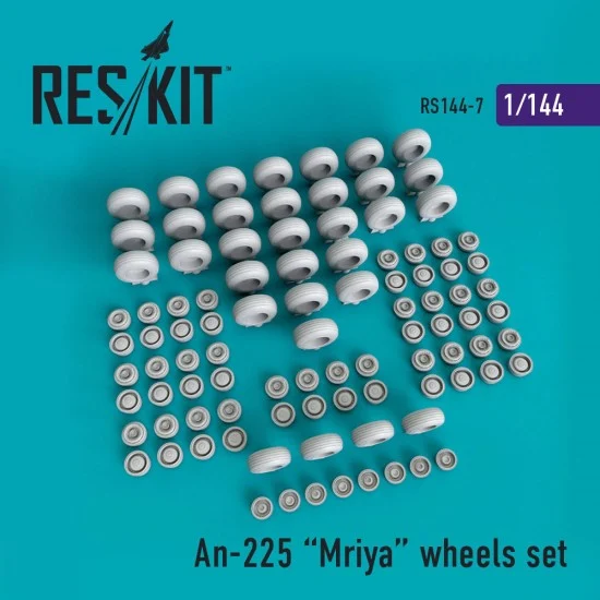Reskit RS144-0007 1/144 Antonov An-225 Mriya Wheels set for Revell/Zvezda kits