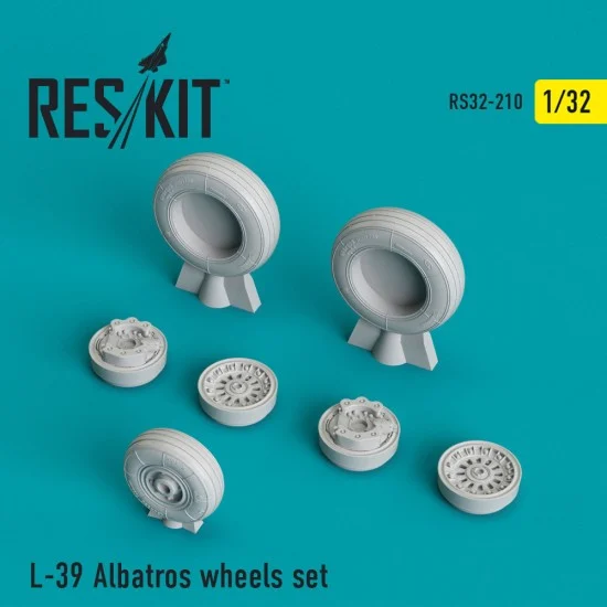 Reskit RS32-0210 1/32 Aero L-39 Albatros Wheels set for Special Hobby kits