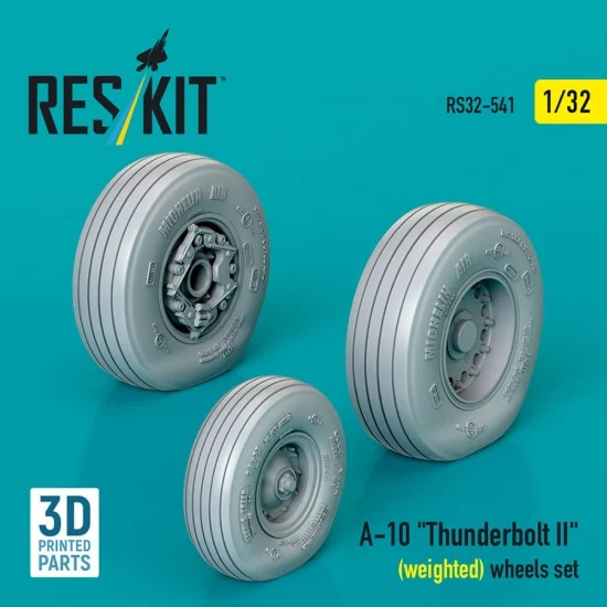 Reskit 32-0541 1/32 A-10 Thunderbolt II (weighted) Wheels set