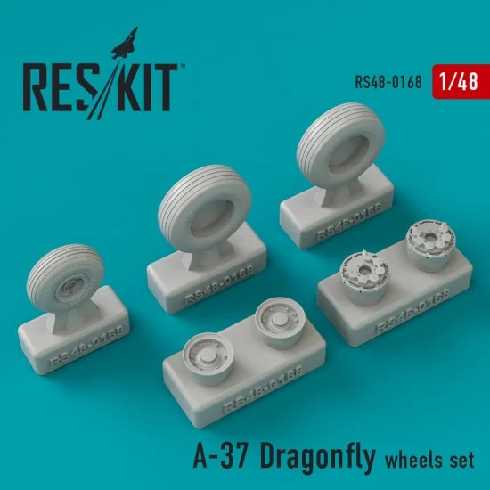 Reskit RS48-0168 1/48 Cessna A-37 Dragonfly Wheels