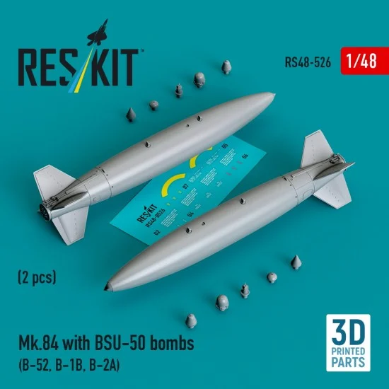 Reskit RS48-0526 1/48 Mk.84 with BSU-50 Bombs (2pcs) for B-52, B-1B, B-2A