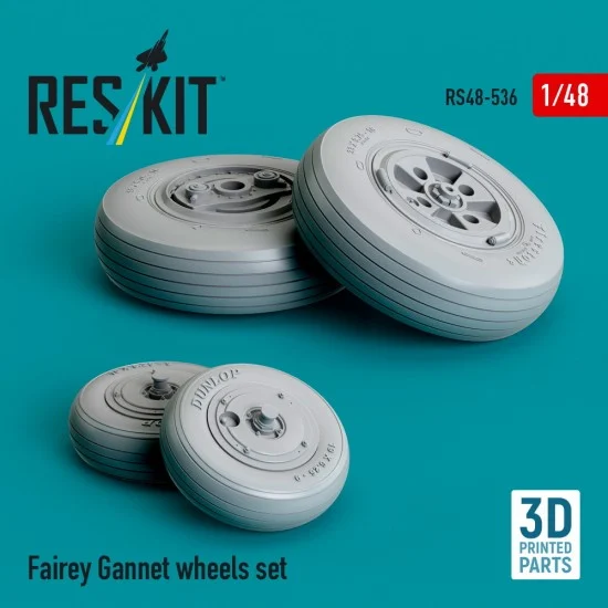 Reskit RS48-0536 1/48 Fairey Gannet Wheels set