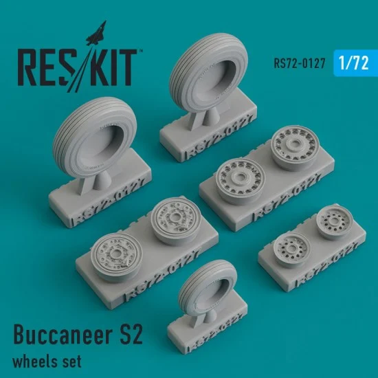 Reskit RS72-0127 1/72 Buccaneer S2 Wheels set for Airfix kits