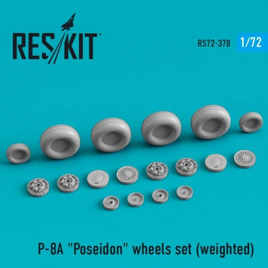 Reskit RS72-0378 1/72 Boeing P-8A "Poseidon" Wheels set (weighted)