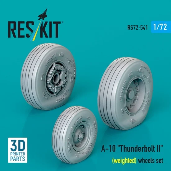 Reskit 72-0541 1/72 A-10 Thunderbolt II (weighted) Wheels set