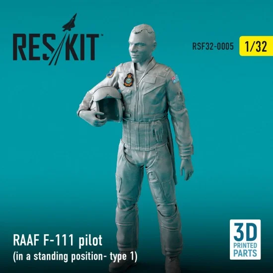 Reskit RSF32-0005 1/32 RAAF F-111 Pilot (in a standing position- type 1)