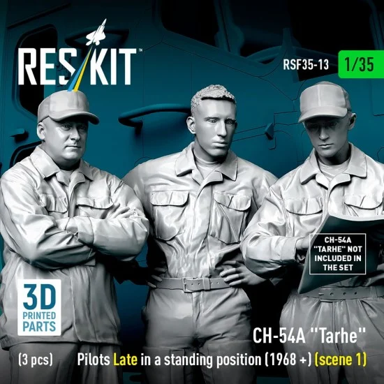 Reskit RSF35-0013 1/35 CH-54A Tarhe Pilots Late in a standing position (1968 +) (3pcs)