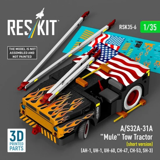 Reskit K35-0006 1/35 A/S32A-31A Mule Tow Tractor (short version)
