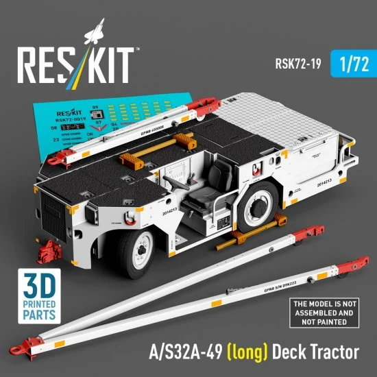 Reskit RSK72-0019 1/72 A/S32A-49 (long) Deck Tractor