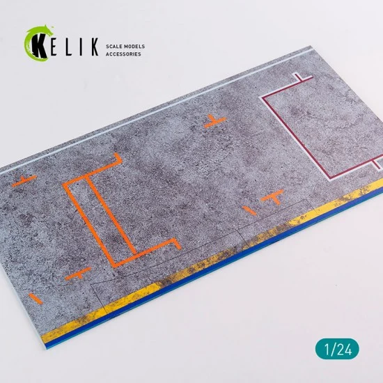 Kelik RSKS24006 1/24 Pitstop 24 Hours of Le Mans Type #1 3mm Acrylic Base (180 x 357 mm, 210 g) - Scenics & Diorama