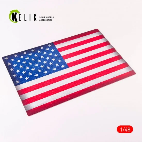 Kelik RSKS48032 1/48 USA Flag Acrylic 3mm Base (410 x 270 mm) - Scenics & Diorama