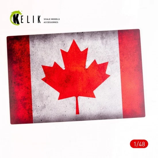 Kelik RSKS48035 1/72 - 1/32 Canada Flag Base Acrylic 3 mm (410 x 270 mm, 410 g)