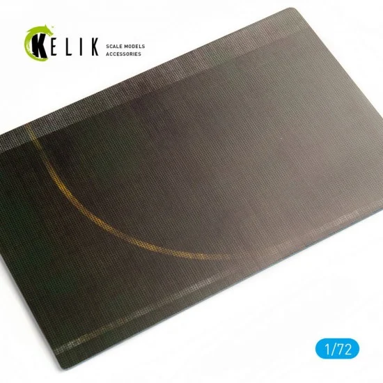 Kelik RSKS72008 1/72 K-1-D Base - Acrylic 3 mm (280 x 180 mm) (170 g)