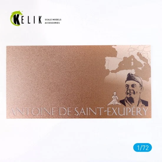 Kelik RSKS72095 1/72 Saint-Exupery Base Acrylic 3 mm (180 x 357 mm, 210 g)