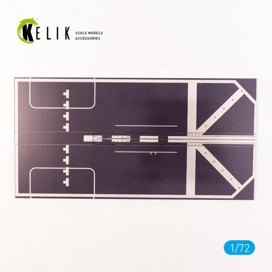 Kelik RSKS72104 1/72 Mogami-Class Frigate Deck (Full version) Base Acrylic 3 mm (180 x 357 mm, 210 g)