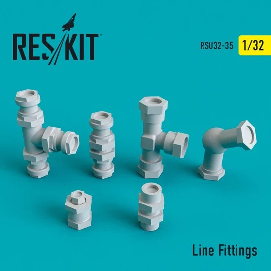 Reskit RSU32-0035 1/32 Line Fittings