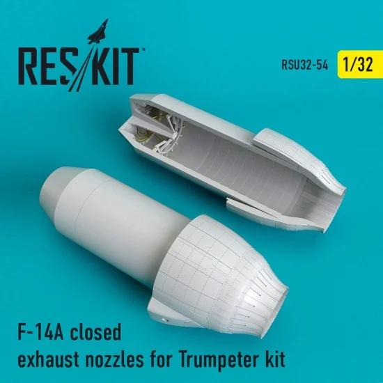 Reskit RSU32-0054 1/32 F-14A Tomcat Closed Exhaust Nozzles for Trumpeter Kit